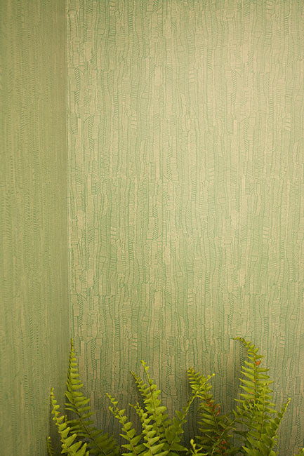 Linear Field Gilt Green