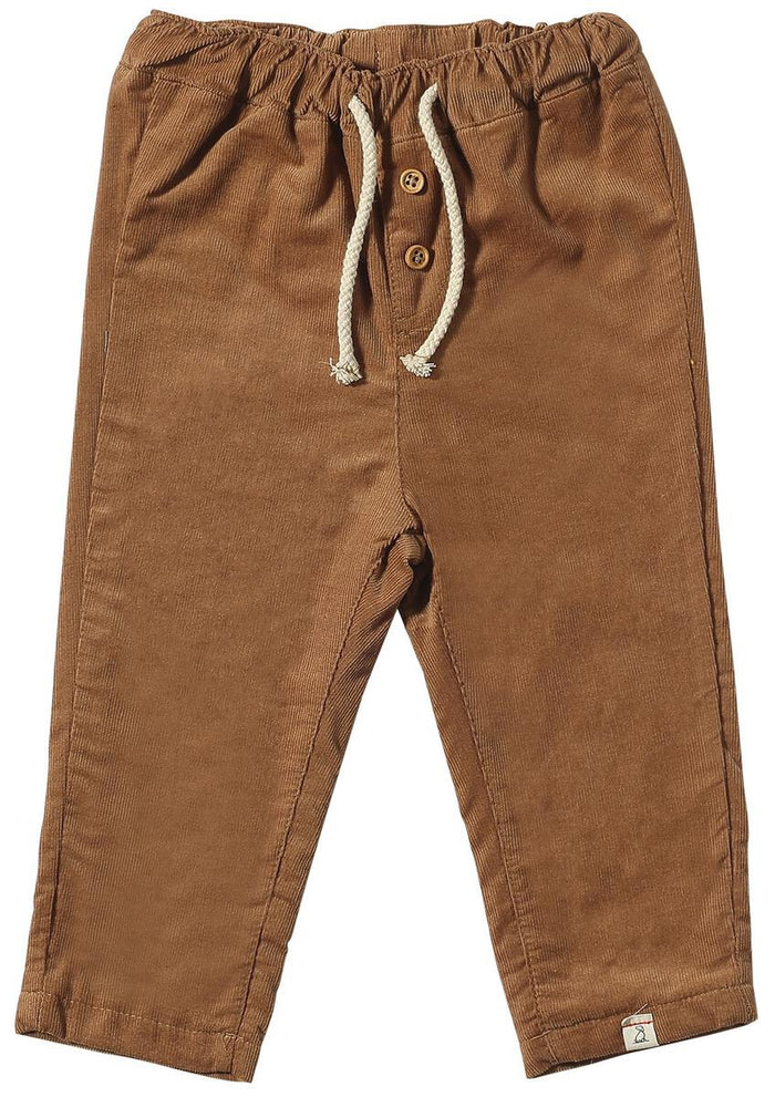 Linear Lined Cords Brown