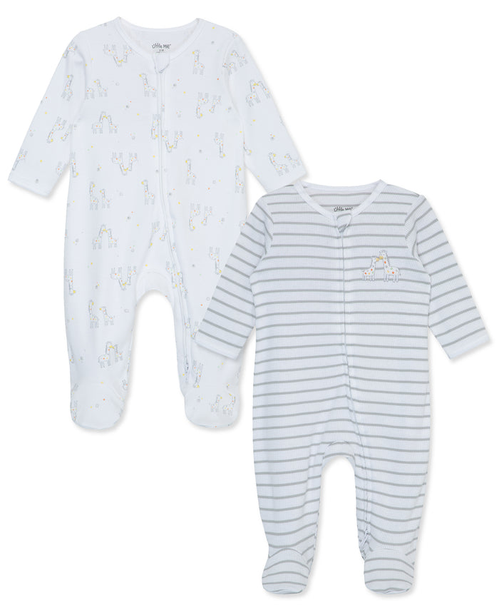 Little Me funtime 2pk footies