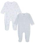 Little Me funtime 2pk footies