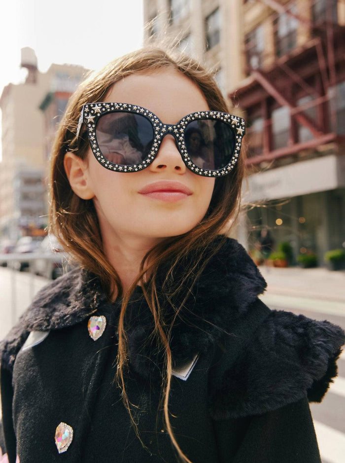 Lola + The Boys Crystal Star Sunglasses