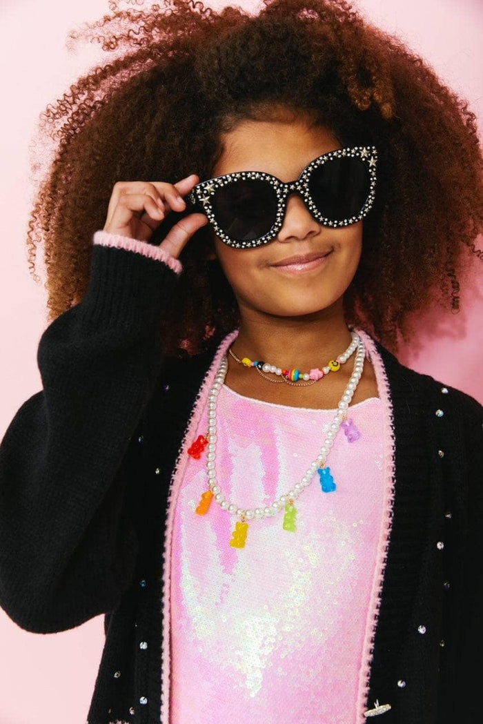 Lola + The Boys Crystal Star Sunglasses
