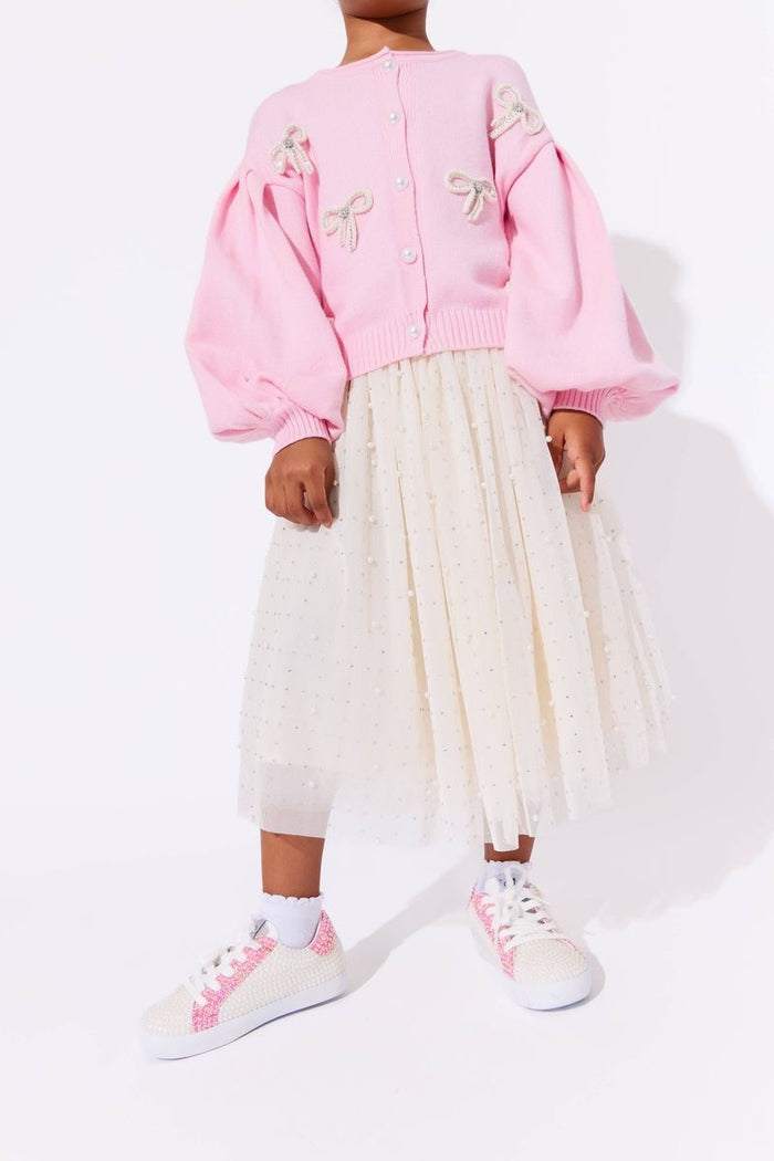 Lola + The Boys Diamond’s And Pearls Midi Skirt