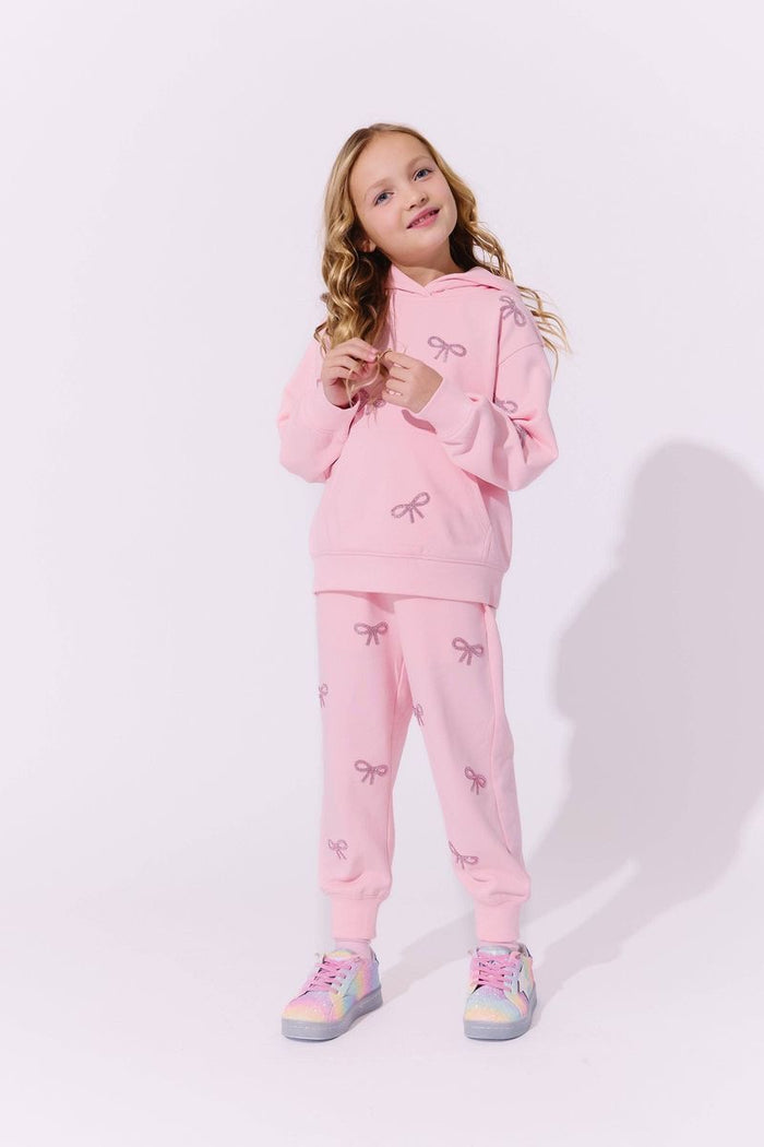 Lola + The Boys Pretty In Crystal Bows Set