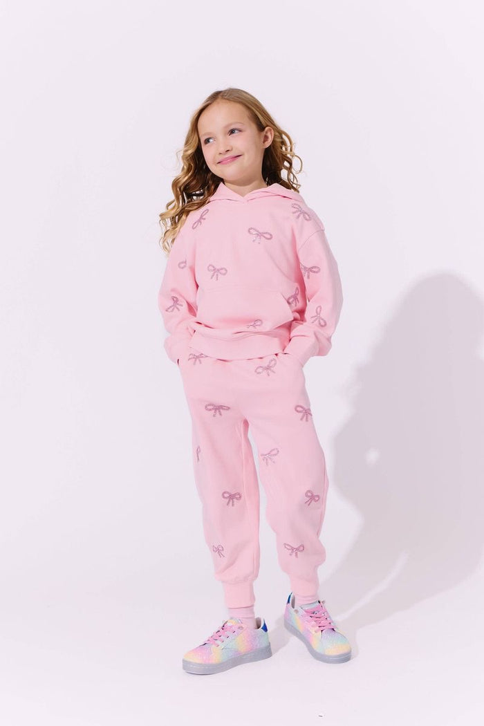 Lola + The Boys Pretty In Crystal Bows Set