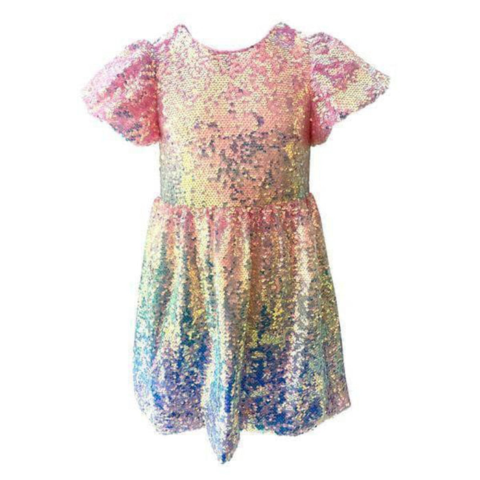 Lola + The Boys sequin ombre shimmer dress