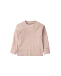 Long Sleeve Ribbed Tee - Mushroom