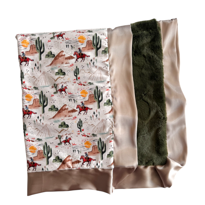 Luxe Cuddle Blanket | Western Wyatt