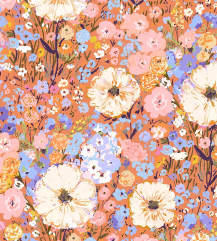 Mabel Romper in Pumpkin Bouquet