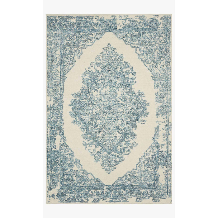 Magnolia Home Annie White/Blue Rug - Chapin Furniture