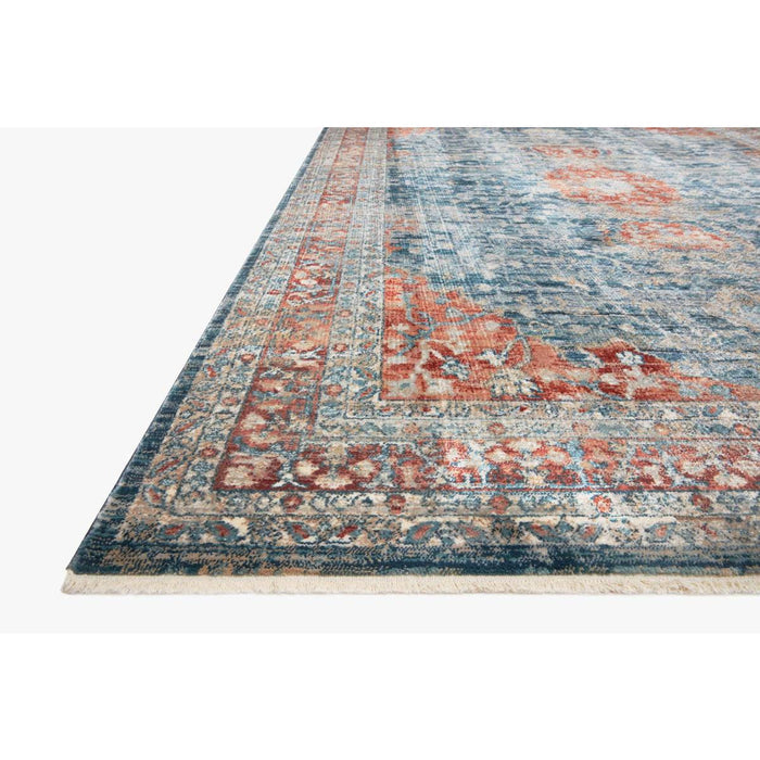 Magnolia Home Elise Navy / Red Rug - Chapin Furniture