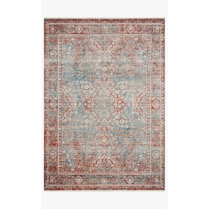 Magnolia Home Elise Sky / Red Rug - Chapin Furniture