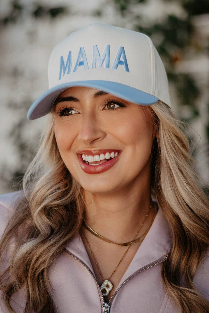 MAMA Mother's Day Two-Toned Vintage Hat