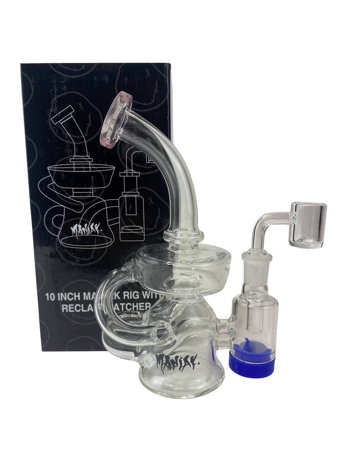 Maniak Glass Rig with Silicone Reclaim Catcher