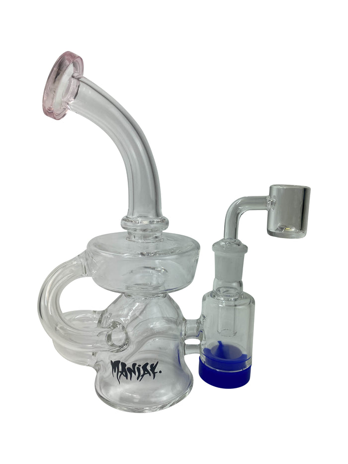 Maniak Glass Rig with Silicone Reclaim Catcher