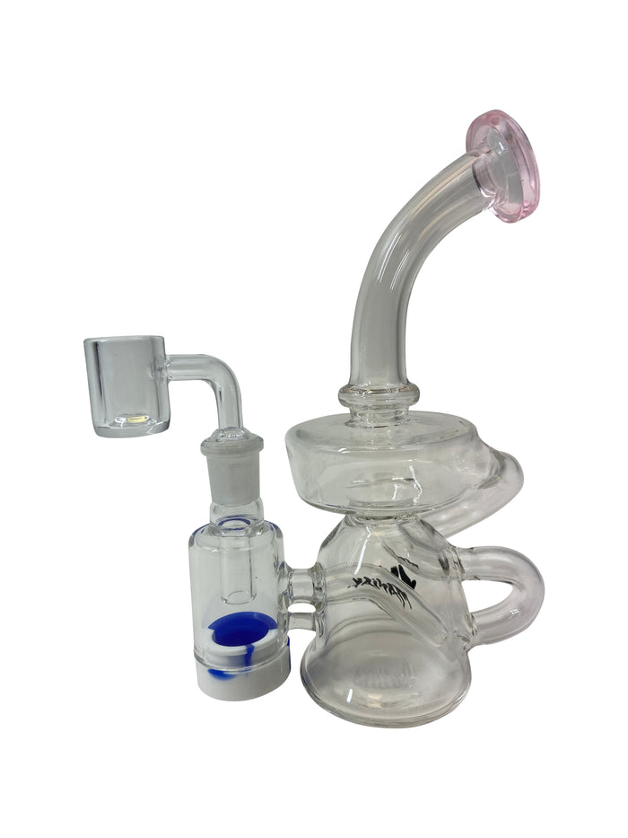 Maniak Glass Rig with Silicone Reclaim Catcher