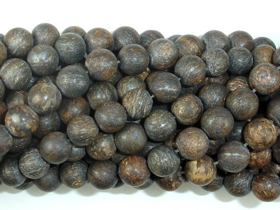 Matte Bronzite Beads, 8mm Round Beads-BeadBasic