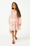 Mauve Tie Dye Dress