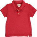 Me & Henry Red Terry Towelling Polo