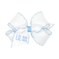 Medium Embr. LIL SIS M. Blue Sitch Edge