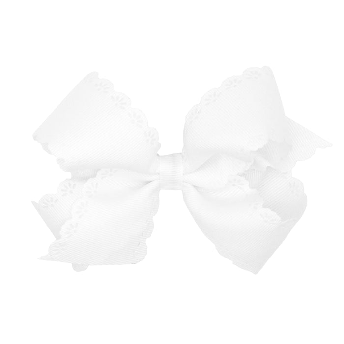 Medium Eyelet Embossed GG Bow