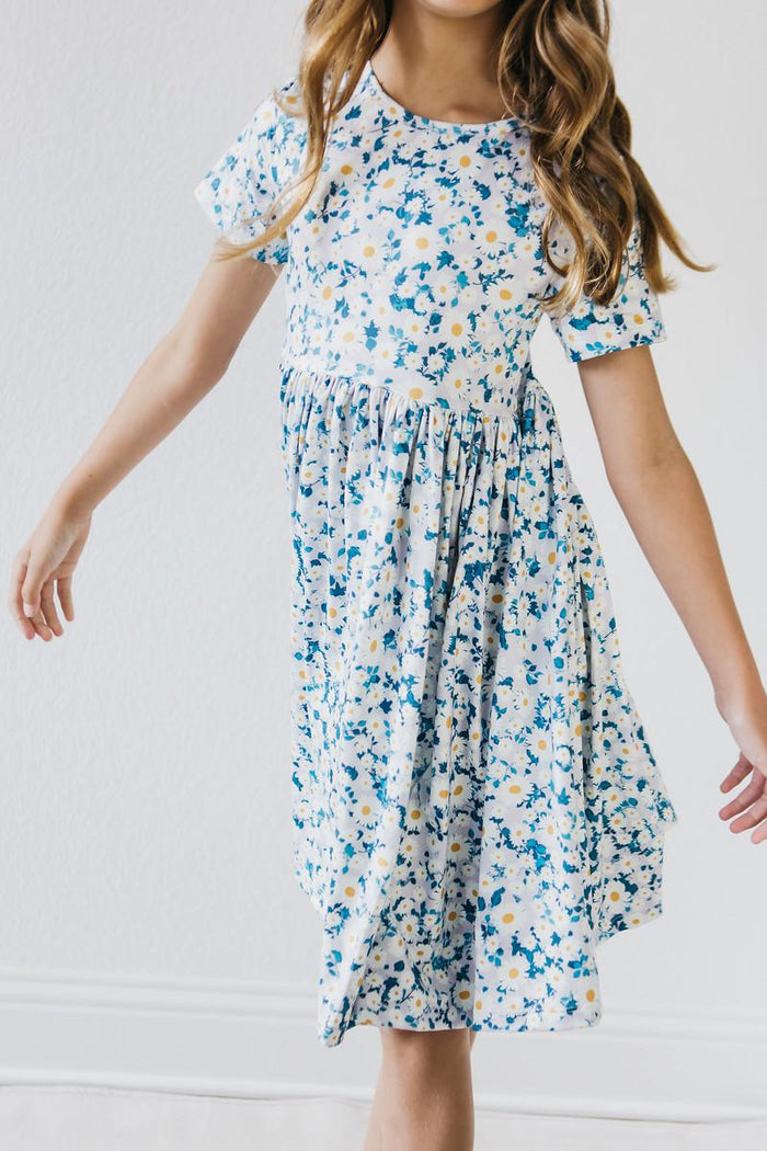 Mila & Rose Oopsie Daisy Short Sleeve Twirl Dress