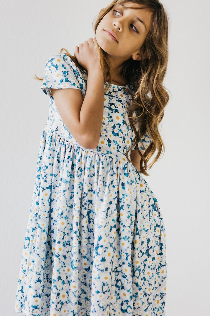 Mila & Rose Oopsie Daisy Short Sleeve Twirl Dress