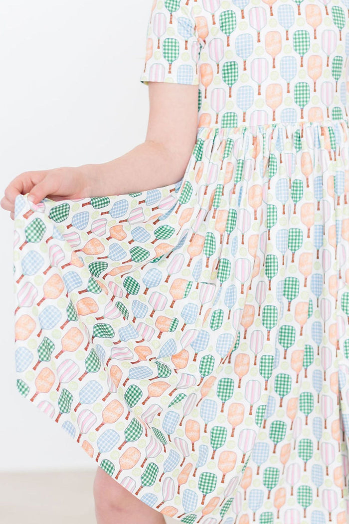 Mila & Rose Pickleball S/S Pocket Twirl Dress