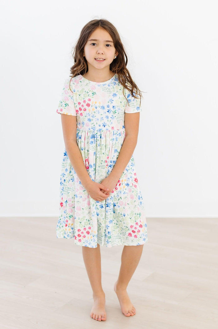 Mila & Rose Sunshine Meadows S/S Pocket Twirl Dress
