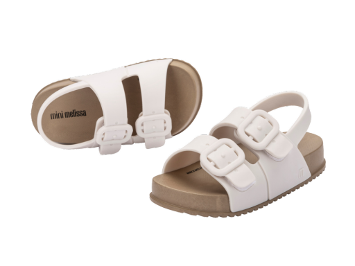 Mini Melissa Cozy Sandal Baby | Brown/White