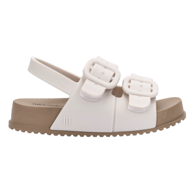 Mini Melissa Cozy Sandal Baby | Brown/White