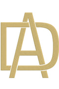 Monogram Block AD for Embroidery