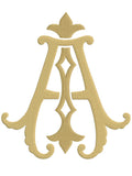 Monogram Chic AI for Embroidery