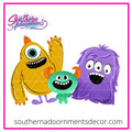 Monster Family Template & Digital Cut File