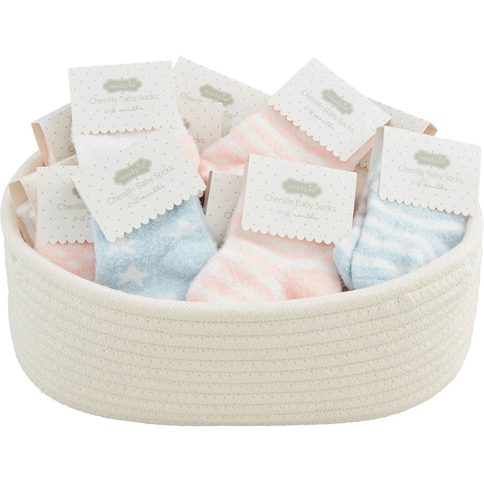 Mud Pie Baby Chenille Socks