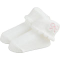 Mud Pie Bow Foldover Socks