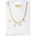 Mud Pie Mom Necklace Blue