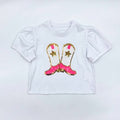 Neon-Cowboy-Boots-Puff-Sleeve-Top