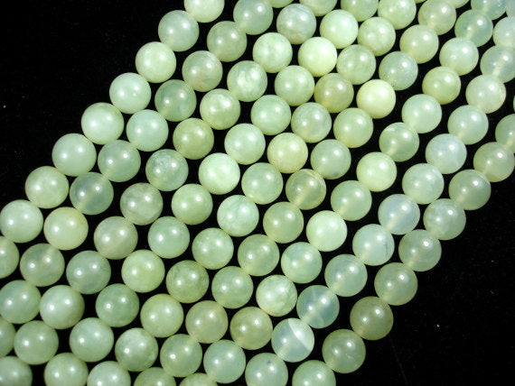 New Jade Beads, 10mm Round Beads-BeadBasic