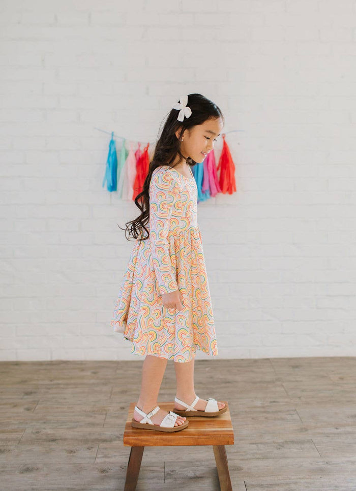 Ollie Jay Gwendolyn Dress in Primary Rainbow