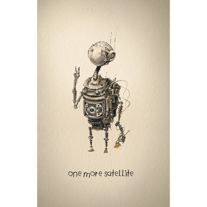 One More Satellite - Robot Poster