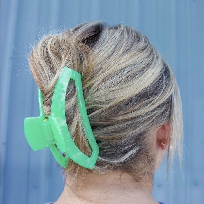 Open Hair Clip | Large | Spring Splash