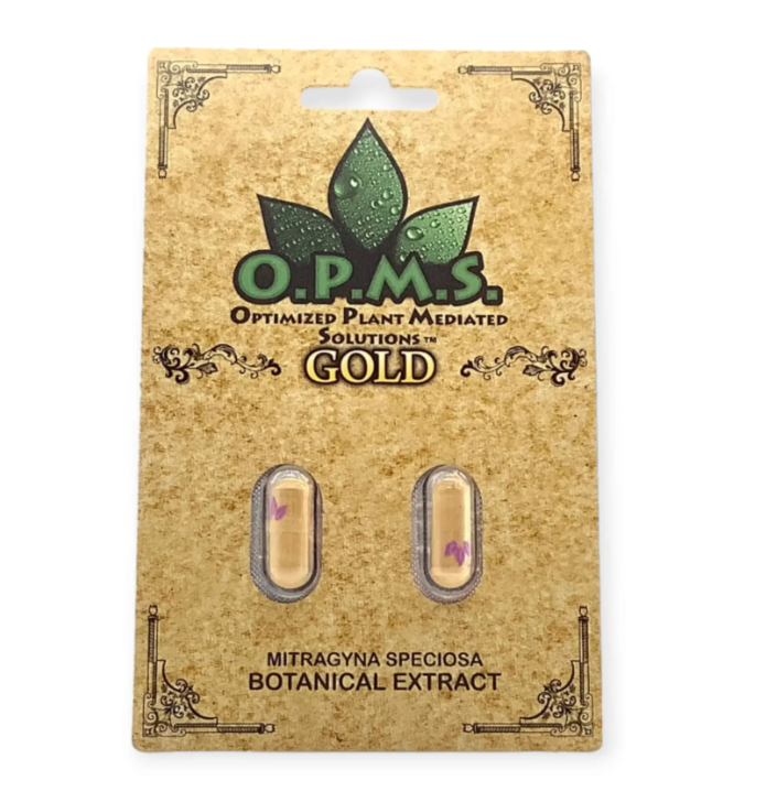 OPMS Gold Kratom Extract Capsules – 2pack