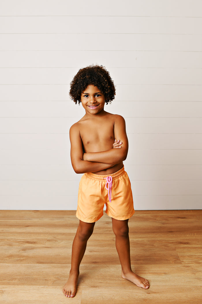 Orange Sherbert Swim Trunk