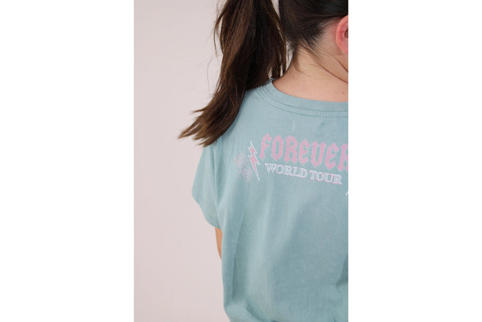 Paper Flower Forever World Tour Tiger Graphic T-Shirt