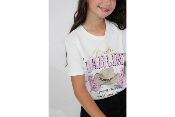 Paper Flower Howdy Darlin' Graphic T-shirt