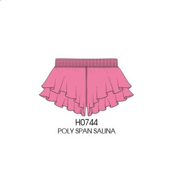 Paper Flower Ruffle Shorts