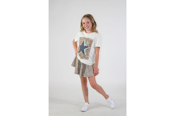 Paper Flower Star Graphic T-shirt