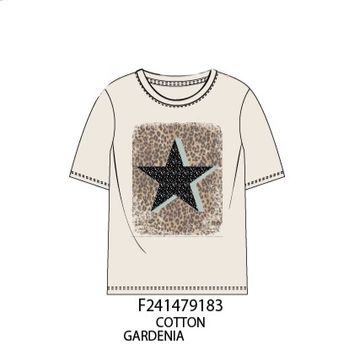 Paper Flower Star Graphic T-shirt