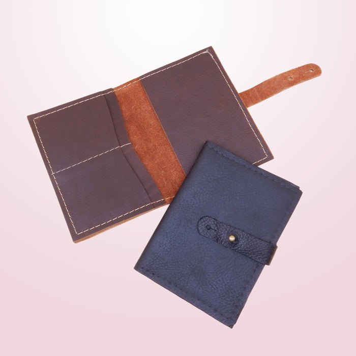 Passport Wallet Black Leather